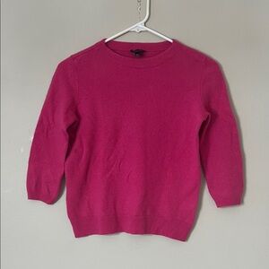 Talbots Fuchsia Crew Neck Sweater